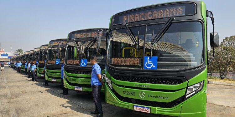Piracicabana DF renova frota em Sobradinho com 25 novos ônibus